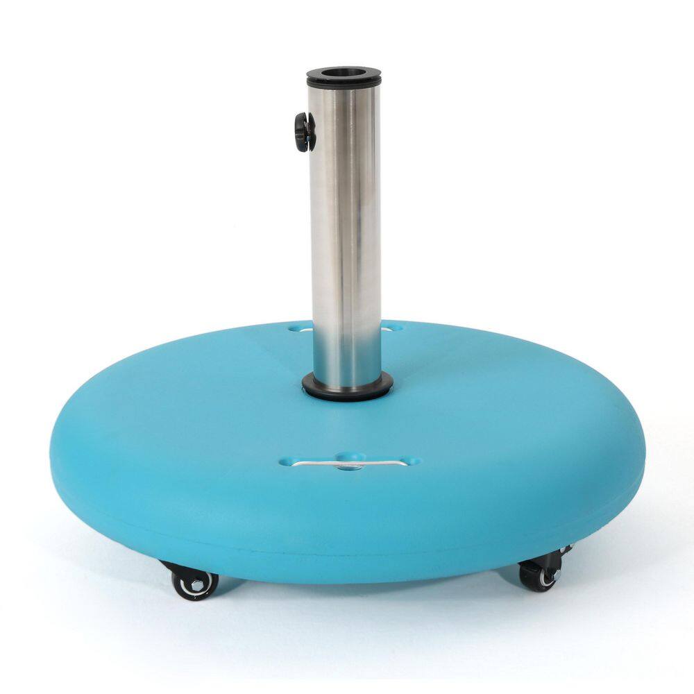 Round 82.21 lb. Concrete Patio Umbrella Base in Blue price history on PriceWatchPro