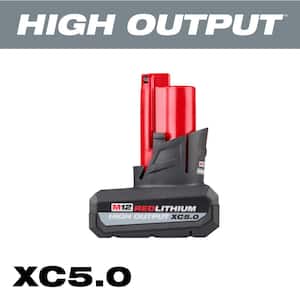 M12 12-Volt Lithium-Ion XC High Output 5.0 Ah Battery Pack