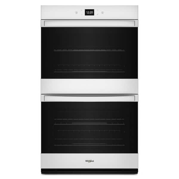 Whirlpool 30 in. Double Electric Wall Oven with Convection and Self-Cleaning in White