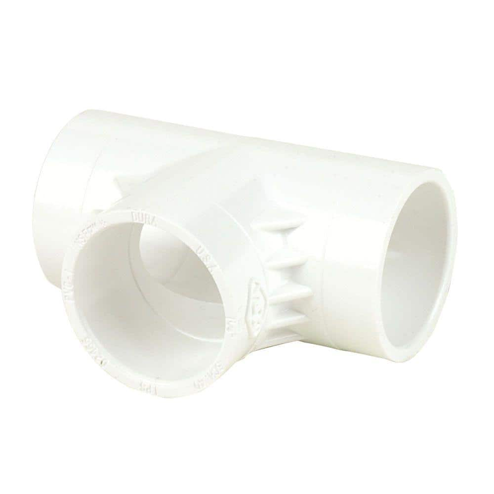 DURA 1/2 in. Schedule 40 PVC slip connection Tee Fitting C401-005