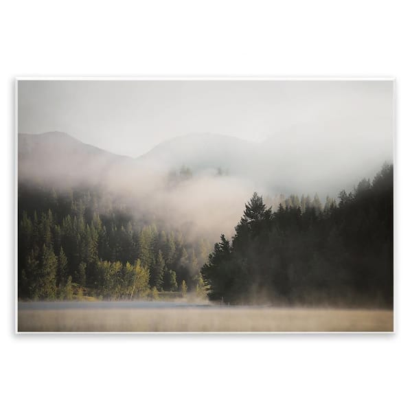 Stupell Industries Rolling Fog Woodland View by Carol Robinson Unframed Nature Graphic Art Print 10 in. x 15 in.