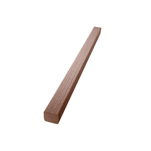 MoistureShield Vantage 1-1/4 in. x 1-1/2 in. x 38 in. Mahogany Solid Composite Square Baluster (14-Pack)