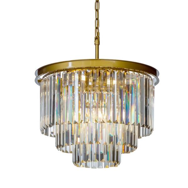 Aloa Decor 6 Lights Vintage Crystal, Crystal Chandelier Lamp Vintage