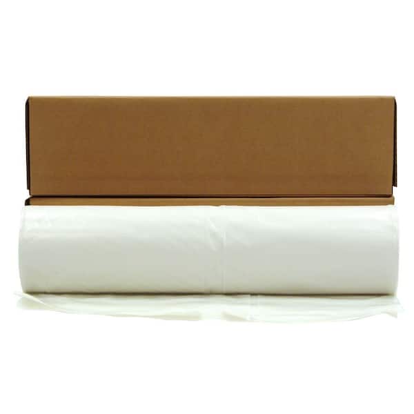 20 ft. x 100 ft. White 4 mil Plastic Sheeting