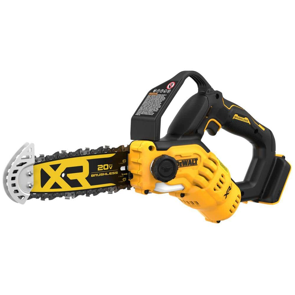 DEWALT 20V MAX 8 in. Brushless Cordless Battery Powered Pruning Chainsaw Tool Only DCCS623B The Home Depot