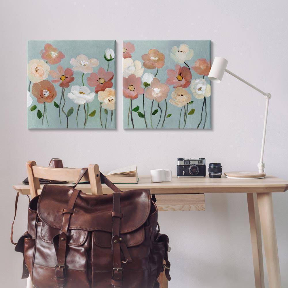Budding Boho Blooms by Charity Henderson 2 Piece Unframed Nature Graphic Art Print 24 in. x 24 in. price history on PriceWatchPro