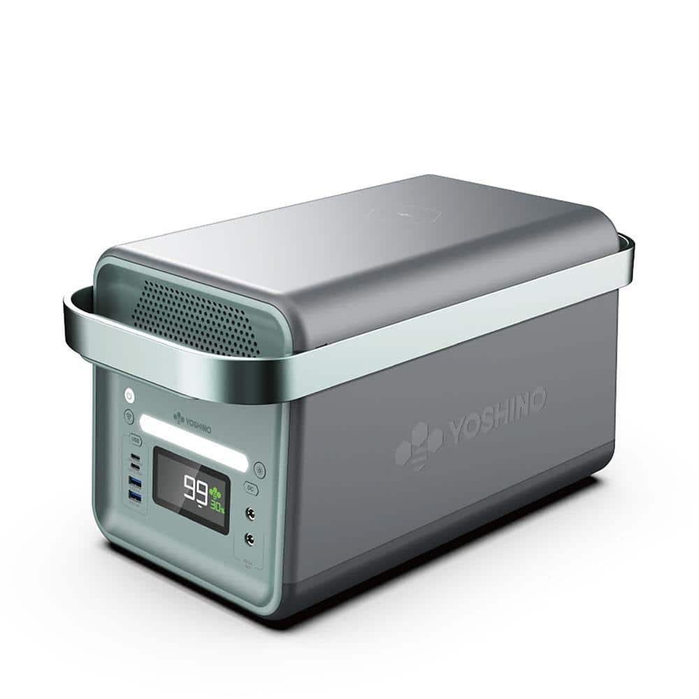 Solid-State Portable Power Station, 2,000W /3,000W Peak, Push-Button Start Battery Generator, for Home, Camping, RV