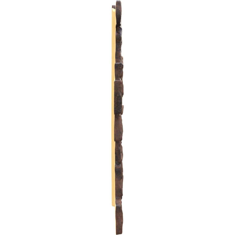 Canyon Brown Faux Stone Wall Paneling 48" x 24"