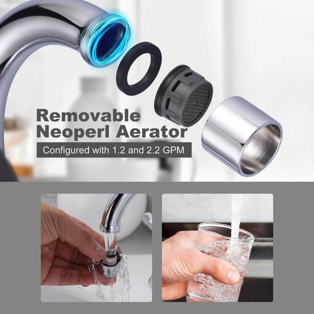 Polished Chrome 8 in. Widespread Double Handle Bathroom Faucet