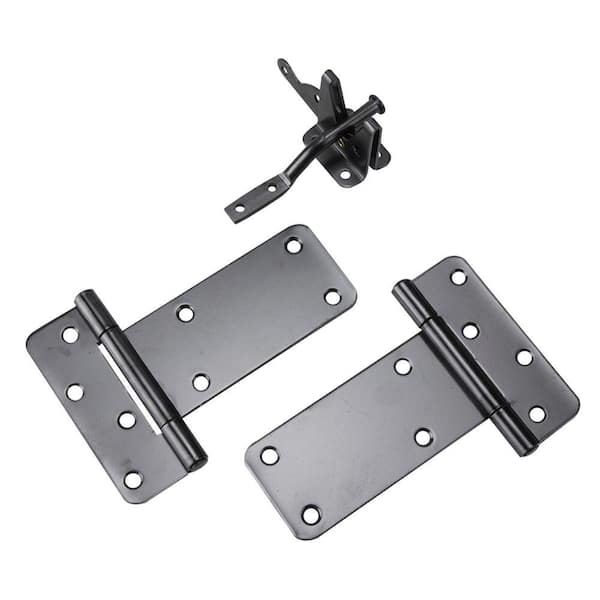 Black Gate Kit or Rectangular Hinge and Latch