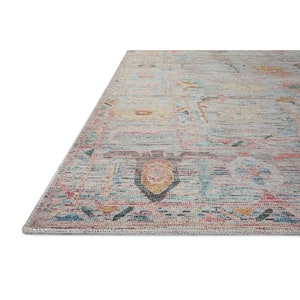 Elysium Multi/Fiesta 2 ft. 6 in. x 12 ft. Runner Printed Vintage Botanical Area Rug