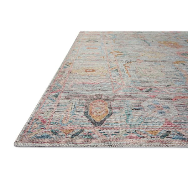 Elysium Multi/Fiesta 2 ft. 6 in. x 7 ft. 6 in. Runner Printed Vintage Botanical Area Rug