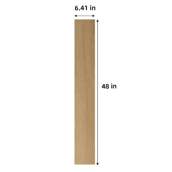 Dekorman Proteco+ Walnut Oak EIR 12mm T x 6.41 in. W Uniclic HDF AC4 Waterproof Laminate Wood Flooring (21.2 sq. ft./Case)
