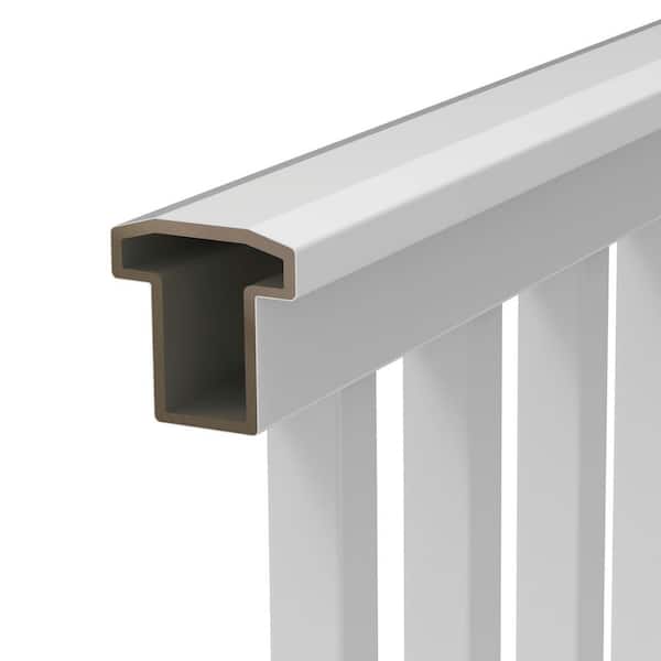 Veranda T-Rail 8 ft. x 36 in. (Actual Size: 91-3/4 L x 33-3/8 in. H) Vinyl Railing Level Kit