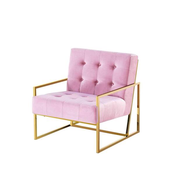 B and m discount pink velvet chair