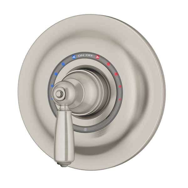 Symmons Allura 1-Handle Wall Mount Shower Valve Trim Kit in Satin Nickel (Valve not Included)
