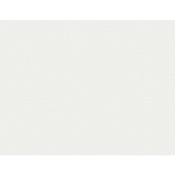 A-Street Prints Marblehead Dove Crosshatched Grasscloth Wallpaper Sample