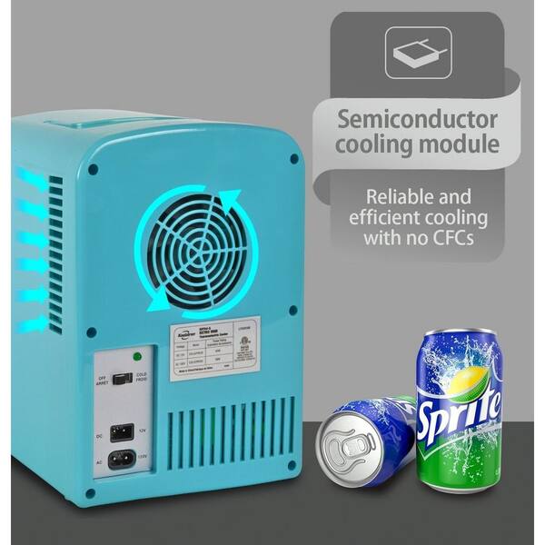 Koolatron 0 14 Cu Ft Retro Portable Mini Fridge Cooler In Green Without Freezer Krt04 G The Home Depot Koolatron 0 14 Cu Ft Retro Portable Mini Fridge Cooler In Green Without Freezer Krt04 G The Home Depot