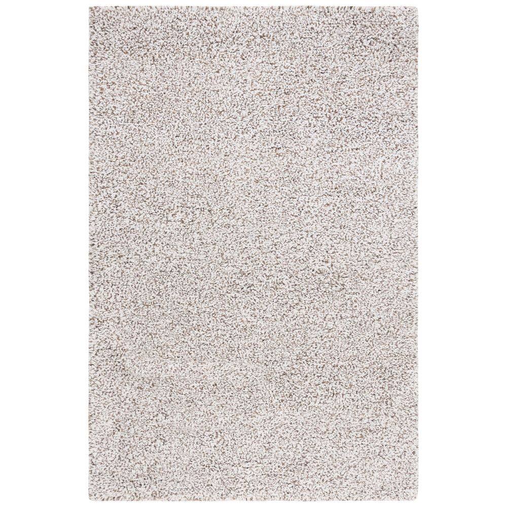 Berber 4 ft. x 6 ft. Ivory/Brown Abstract Speckled Area Rug price history on PriceWatchPro