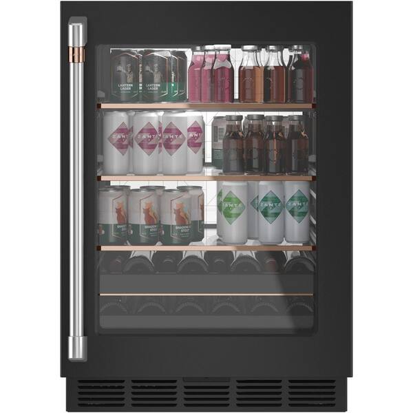 Cafe Smart 24 in. 46-Bottle Wine Beverage Cooler in Matte White CCP06DP4PW2  - The Home Depot