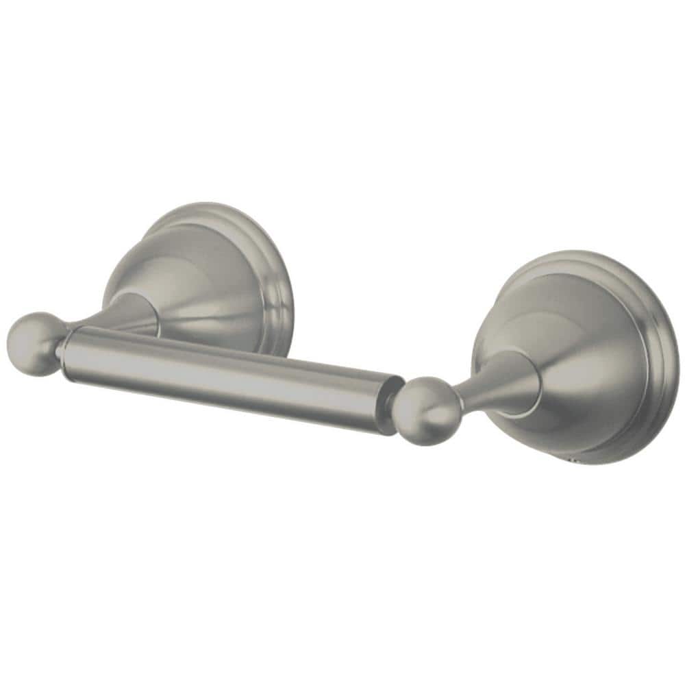 Kingston Brass Restoration Wall Mount Toilet Paper Holder in Brushed Nickel  HBA3968SN - The Home Depot