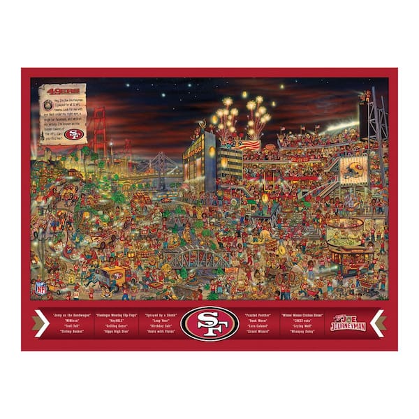 Minnesota Vikings Wooden Joe Journeyman Puzzle