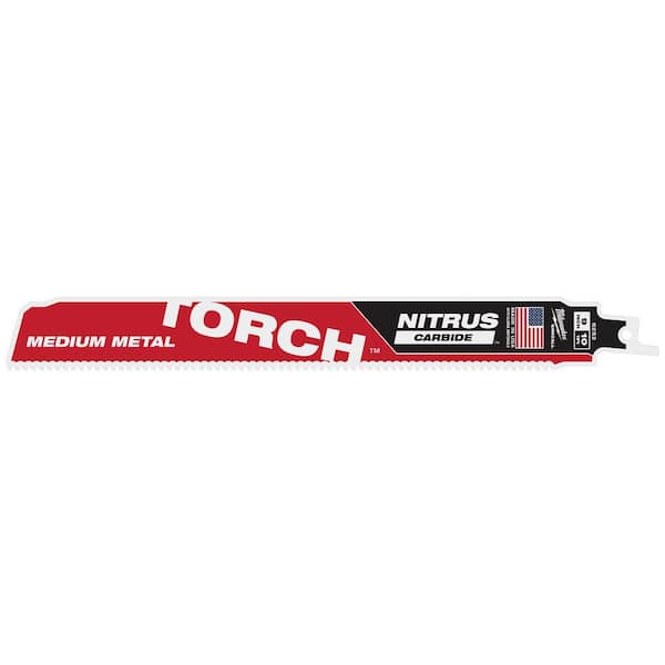 Milwaukee 9 in. 10 TPI TORCH Nitrus Carbide Teeth Medium Metal