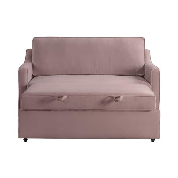 Serta Delray 62.2 in. Mauve Full Size Sofa Bed 112A034MVE