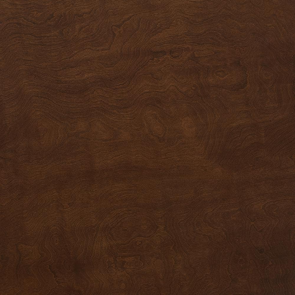 Mid-Century Modern Landon 47'' Round Mahogany Wood Dining Table