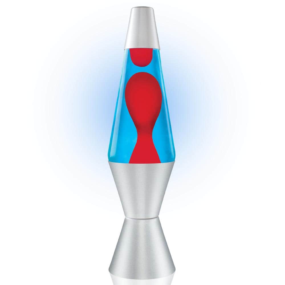 Lava 14.5 in. Red and Blue Lava Lamp 21200401US - The Home Depot