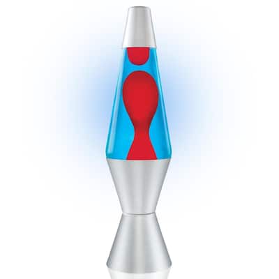 14.5 in. Red and Blue Lava Lamp