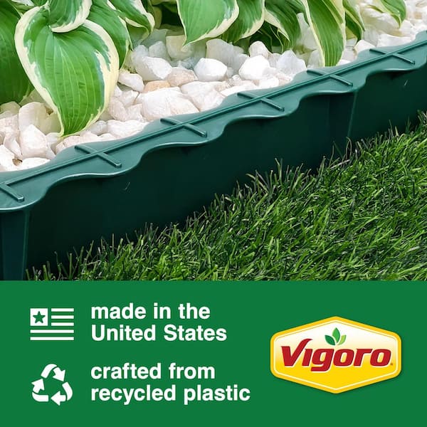 Green Plastic Garden Edging