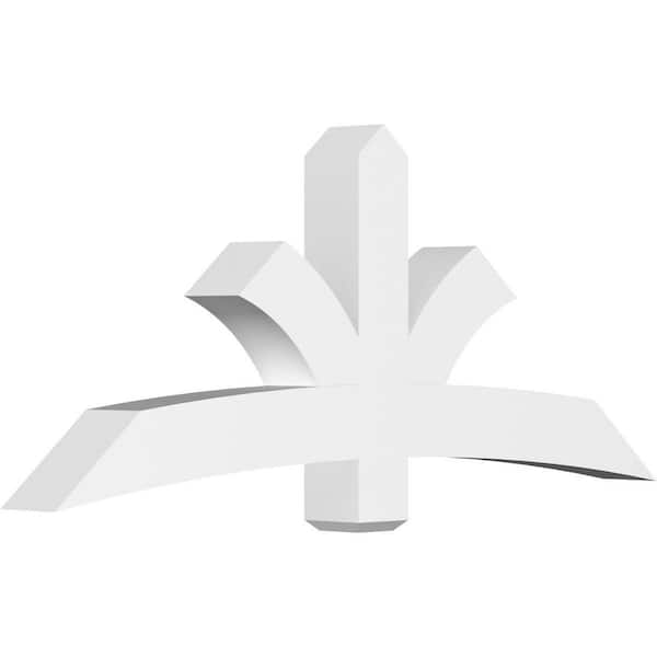 Ekena Millwork Davenport 72 in. W x 30 in. H x 6 in. D Signature Polyurethane Bracket