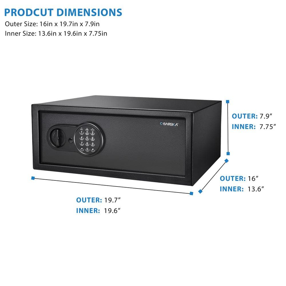 Digital Keypad Security Safe, 1.2 cu. ft.