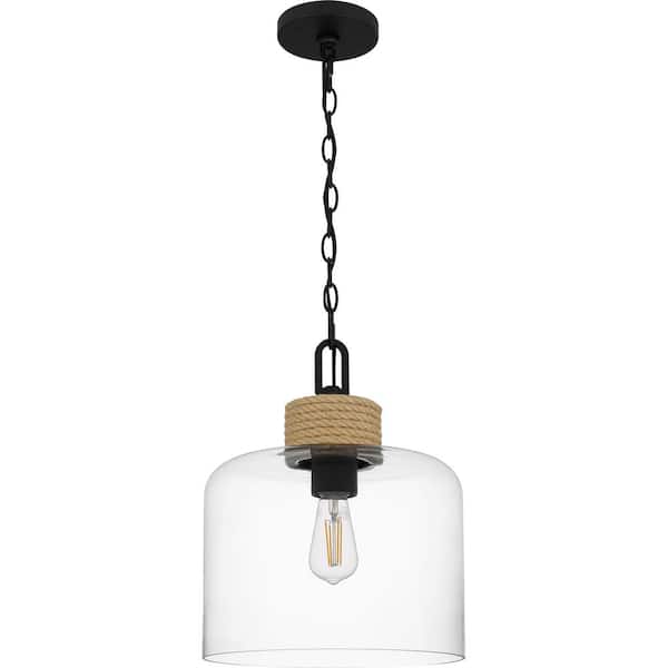 ライト・ランタン ROUND TOUCH CASE bushdebrunt Generation Lighting Zola 1-Light Midnight Black Hanging