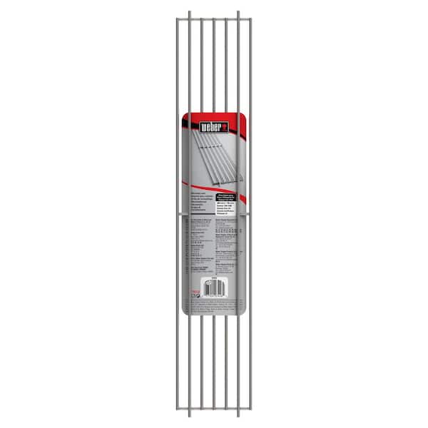 Weber 91289 - Griglia Portavivande Rialzata Per Barbecue A Gas Spirit 300 E Genesis, Acciaio Cromato