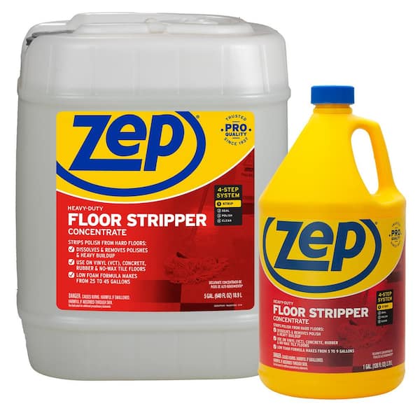 Zep 1 Gal Heavy Duty Floor Stripper, Wax Stripper For Hardwood Floors