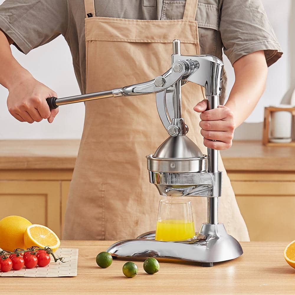 Stainless Steel Manual Citrus Juicer with Ergonomic Handle