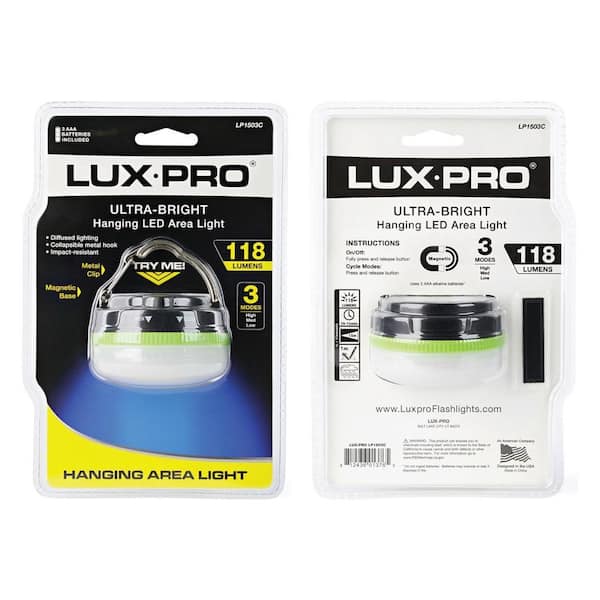 LUXPRO Mini Magnetic Hanging Lantern LP1503 - The Home Depot