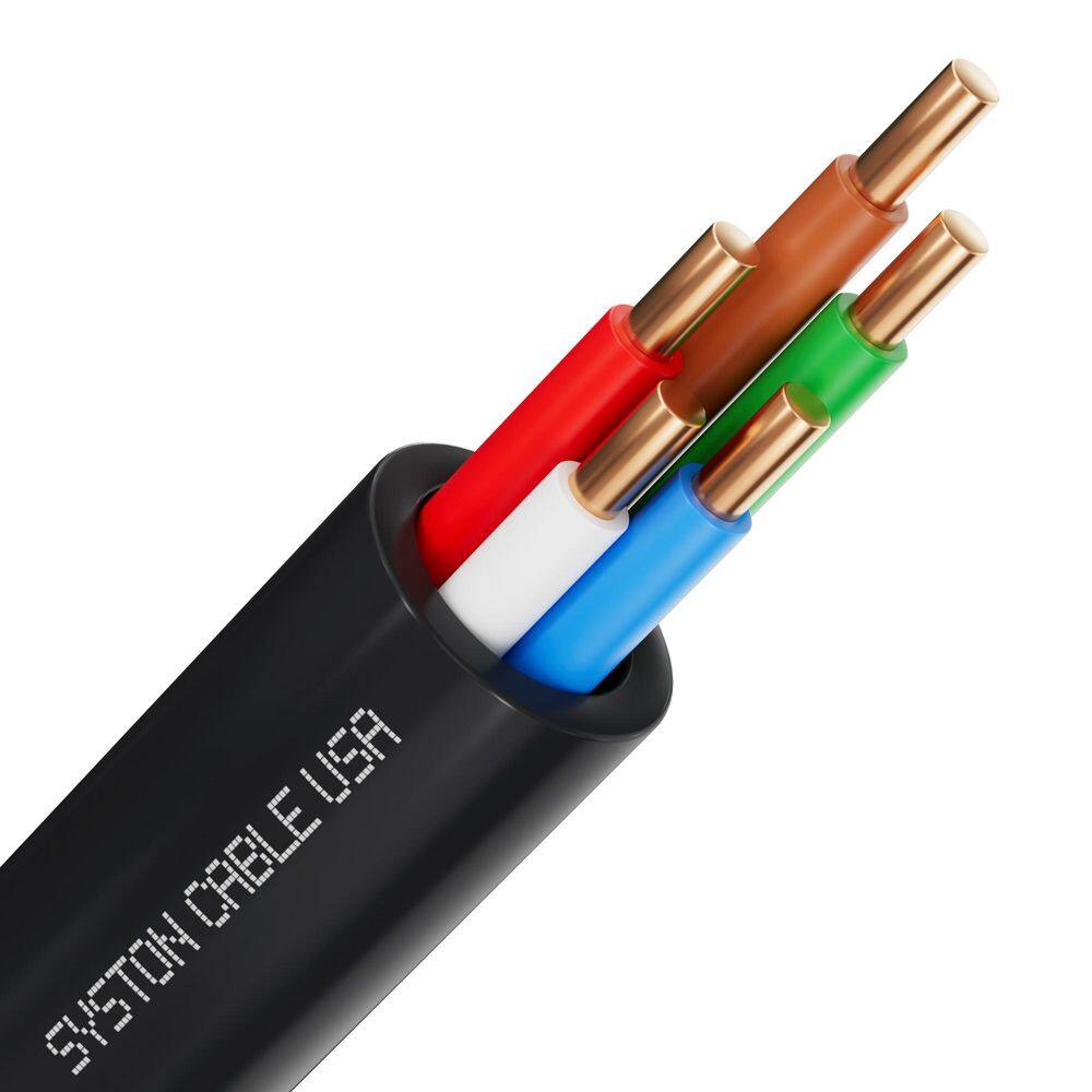 500 ft. 18 / 5 Balck Solid Copper Sprinkler Wire-Underground Irrigation Field Central Control System UV Resistant UL/ETL price history on PriceWatchPro