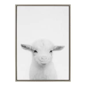 Sylvie "Goat" by Tai Prints Framed Canvas Wall Art