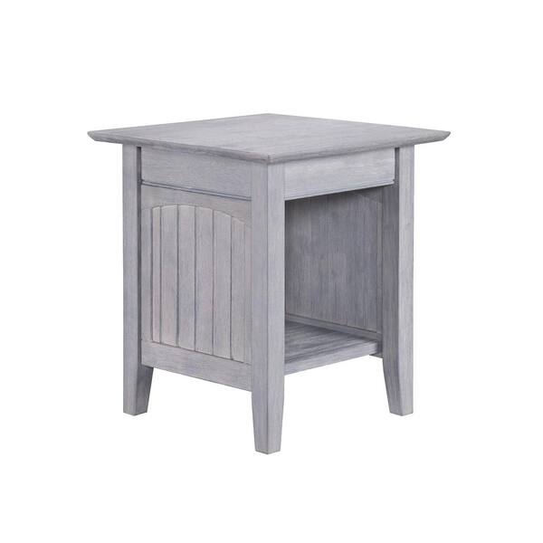 AFI Nantucket Driftwood Grey End Table AH14308 The Home Depot