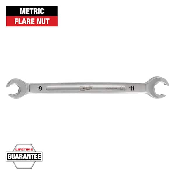 9 mm x 11 mm Double End Flare Nut Wrench