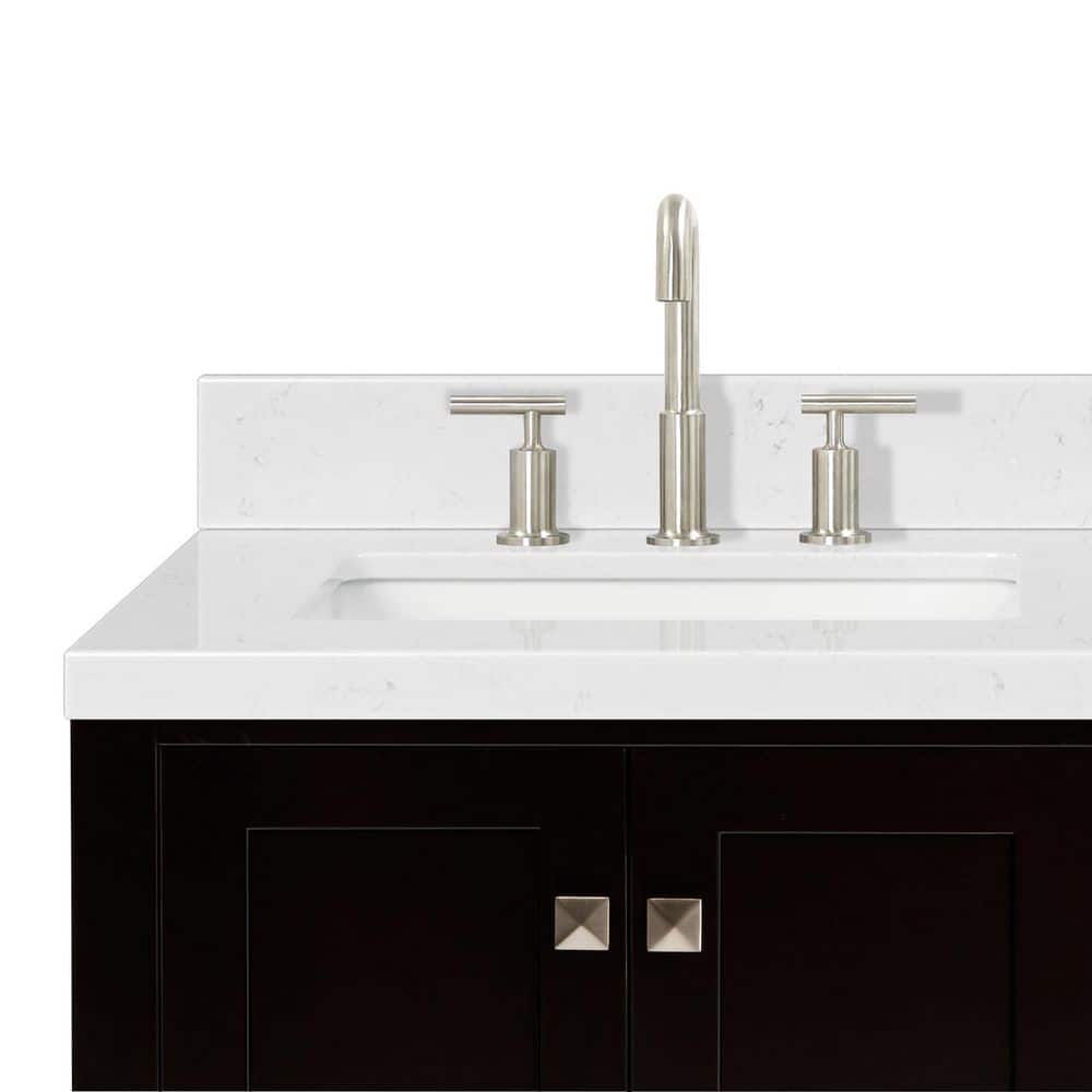 Cambridge 36" Espresso Single Basin Vanity with Shaker Doors