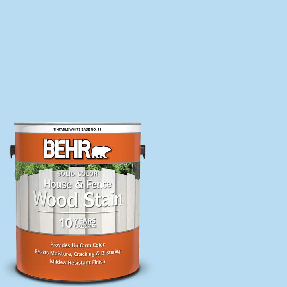 1 gal. #P510-1 Greek Isles Solid Color House and Fence Exterior Wood Stain