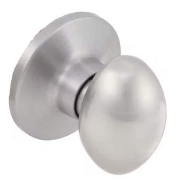 Delaney Derby Dummy Door Knob in Satin Nickel