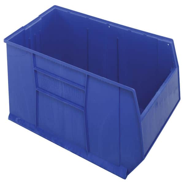 Quantum Rackbin 42 in. 70-Gal. Storage Tote in Blue (1-Pack)