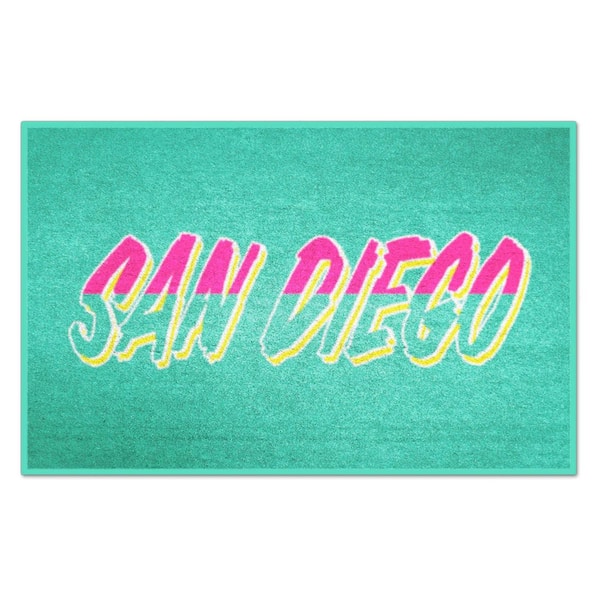 FANMATS San Diego Padres Mint Starter Mat Accent Rug - 19in. x 30in.