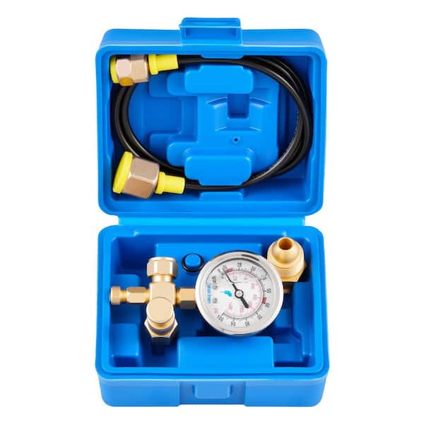 Hydraulic N2 Accumulator Charging Kit, 0-1420 PSI Fill Kit with Gauge, Hose, Valve and CGA580 Adapter for Machinery