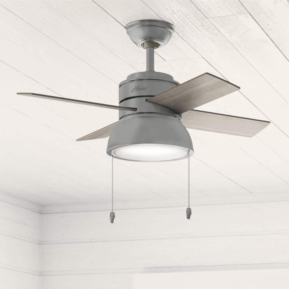 Loki 36 in. Indoor Matte Silver Ceiling Fan with Light Kit price history on PriceWatchPro